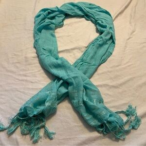 Vince Camuto Elegant Turquoise Scarf